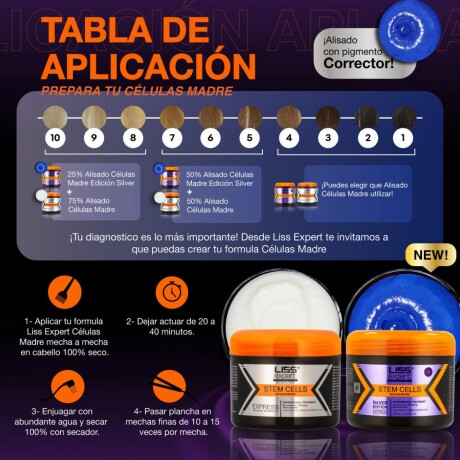 Alisado Silver Liss Expert Professional con Celulas Madres sin Formol 250ml Alisado Silver Liss Expert Professional con Celulas Madres sin Formol 250ml