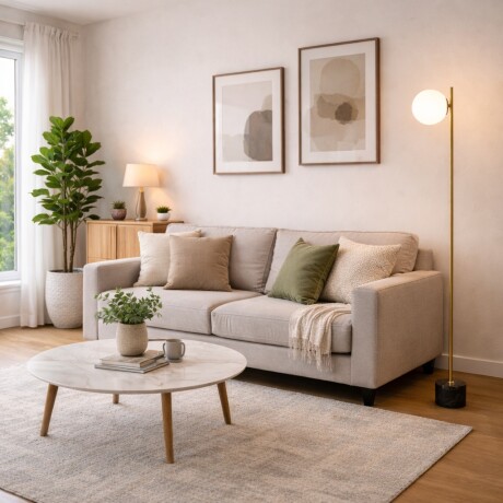 Luminaria de pie esfera y mármol E27 160cm Luminaria de pie esfera y mármol E27 160cm