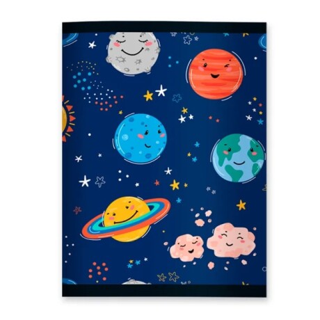 Cuaderno Campus 48 Hojas Liso Sistema Solar