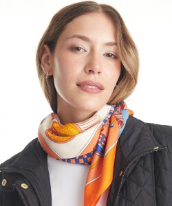 Pashmina Printed MULTI/ANARANJADO