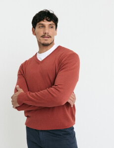 470313 SWEATER V HARRINGTON URBAN Naraja Melange