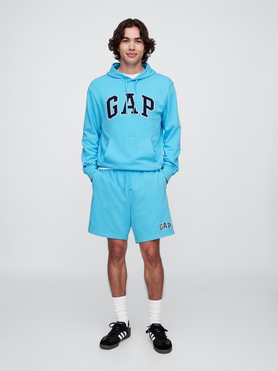 Short Deportivo Sin Felpa Logo Gap Hombre - Aquarius 