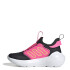 Championes de Niños Adidas Tensaur Comfort Negro - Rosado - Amarillo Lima