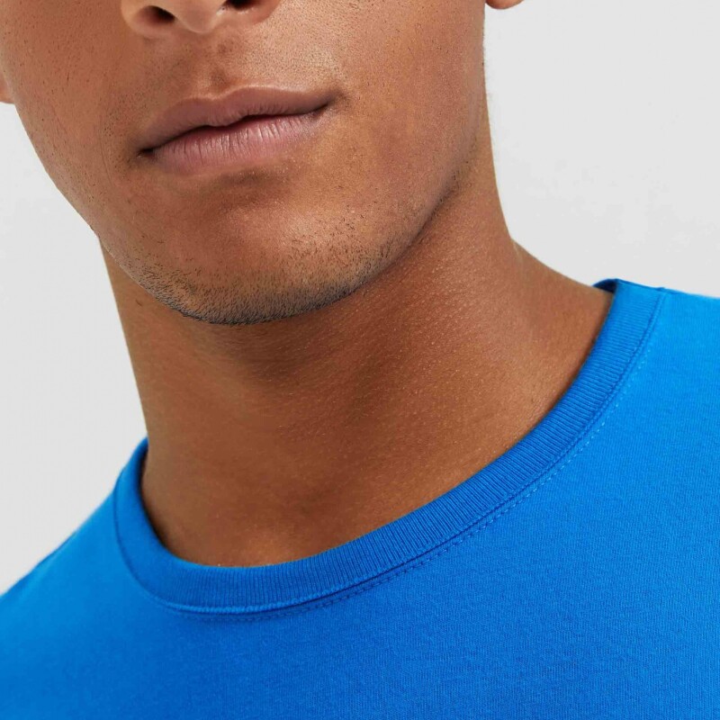 CAMISETA MM MASC AZUL MEDIO