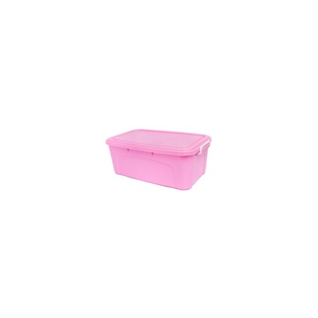 CAJA ORGANIZADORA APILABLE 30 LITROS CORAL