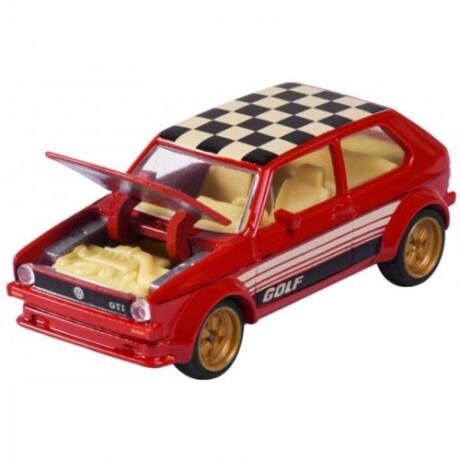 Autos de metal Deluxe con estuche: Volkswagen Golf MK 1 Red