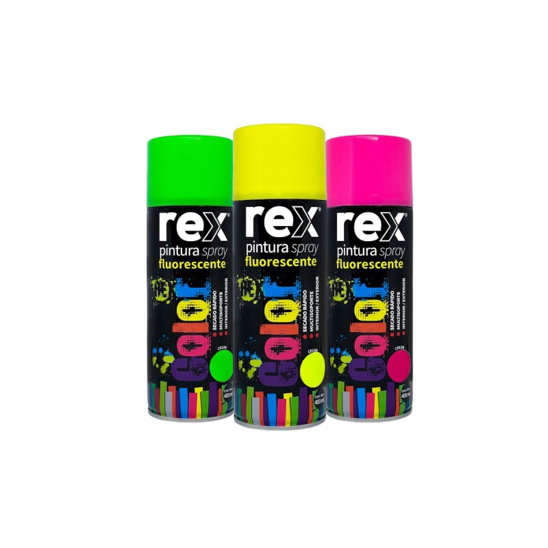 Pintura Aerosol Spray Fluorescente Secado Rápido Rosa