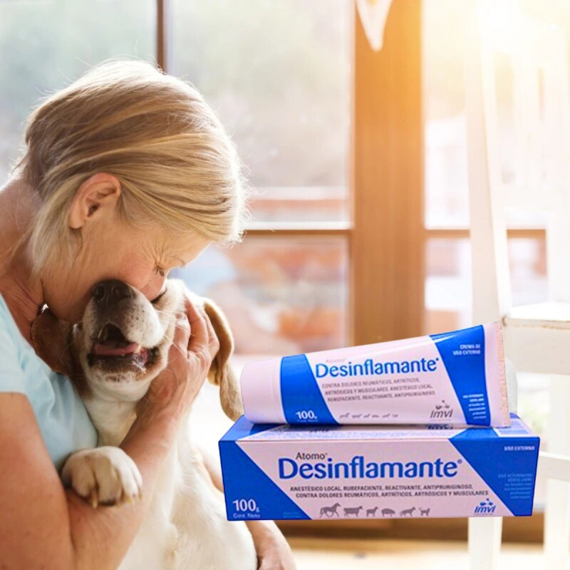 ATOMO DESINFLAMANTE POMO - CREMA VETERINARIA ANESTÉSICA Y RUBEFACIENTE- 100 GR ATOMO DESINFLAMANTE POMO - CREMA VETERINARIA ANESTÉSICA Y RUBEFACIENTE- 100 GR