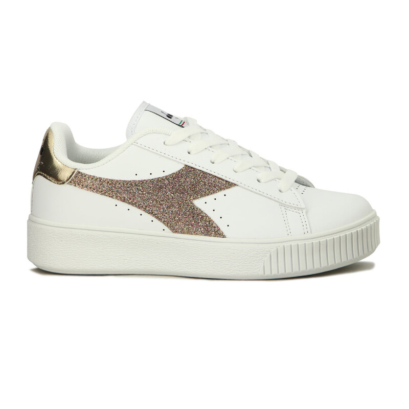 Diadora Champion Lifestyle Set Femenino - Blanco/dorado Blanco-dorado