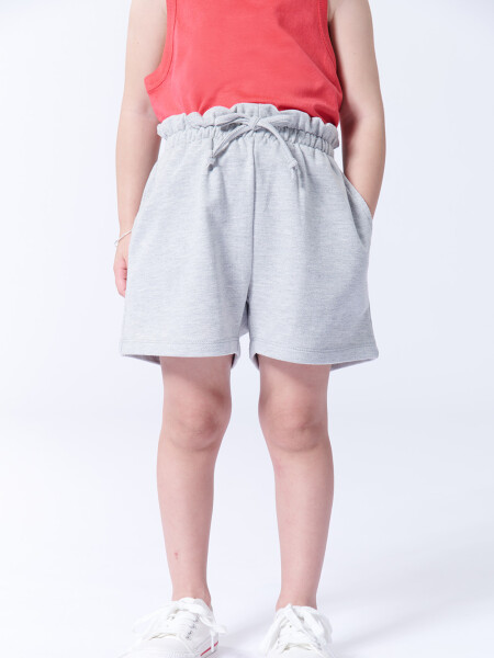 Short deportivo Gris Melange
