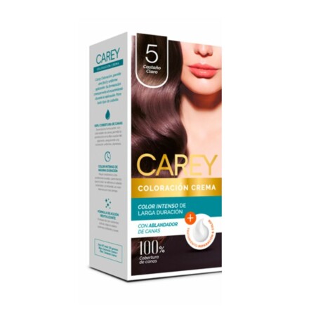 TINTA CAREY KIT CASTAÑO CLARO Nº 5 TINTA CAREY KIT CASTAÑO CLARO Nº 5