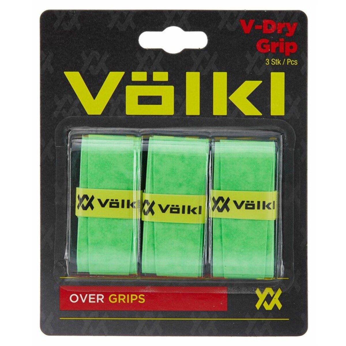 Overgrip Volkl V-Dry Grip Pack x3 - Verde Fluo 