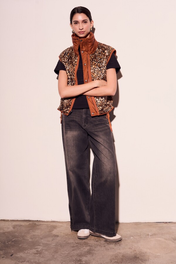 Chaleco Reversible Marron