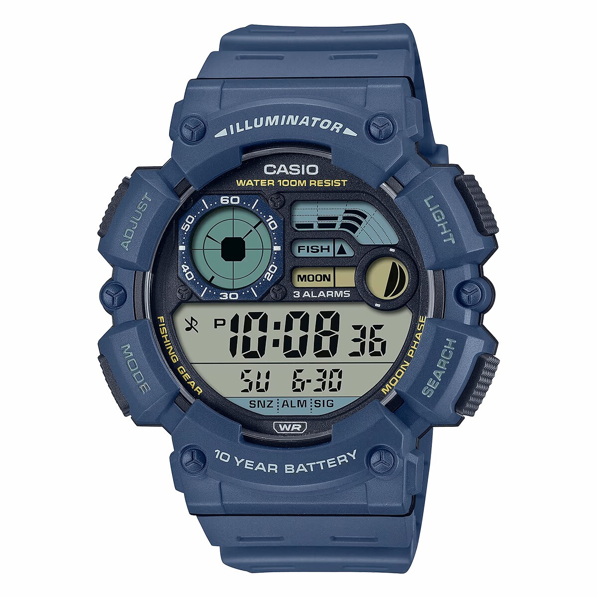 Reloj CASIO WS1500H-2AVDF en Resina Azul Esfera 46mm 