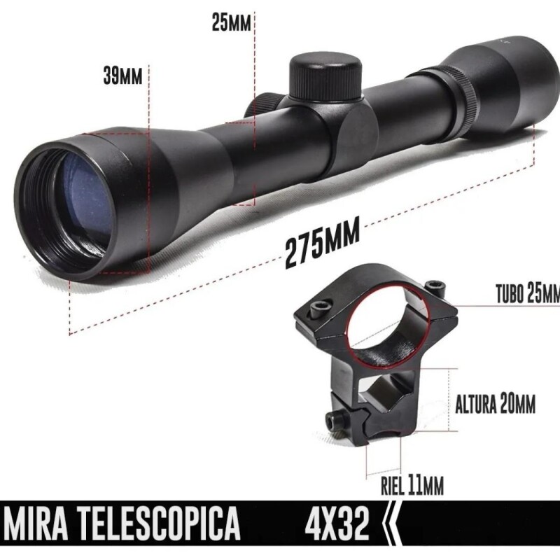Mira Telescópica 4x32 Mira Telescópica 4x32