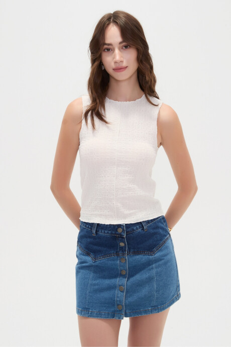 Musculosa Esoli Marfil / Off White