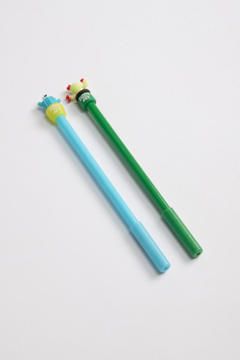 Pack x2 lapiceras Cactus