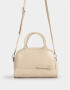 Bowling Cartera Bowling Con Lazo - Marron Beige