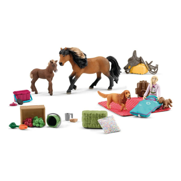 Set Juguetes Schleich Caballos Perro Animales Granja Niños Set Juguetes Schleich Caballos Perro Animales Granja Niños