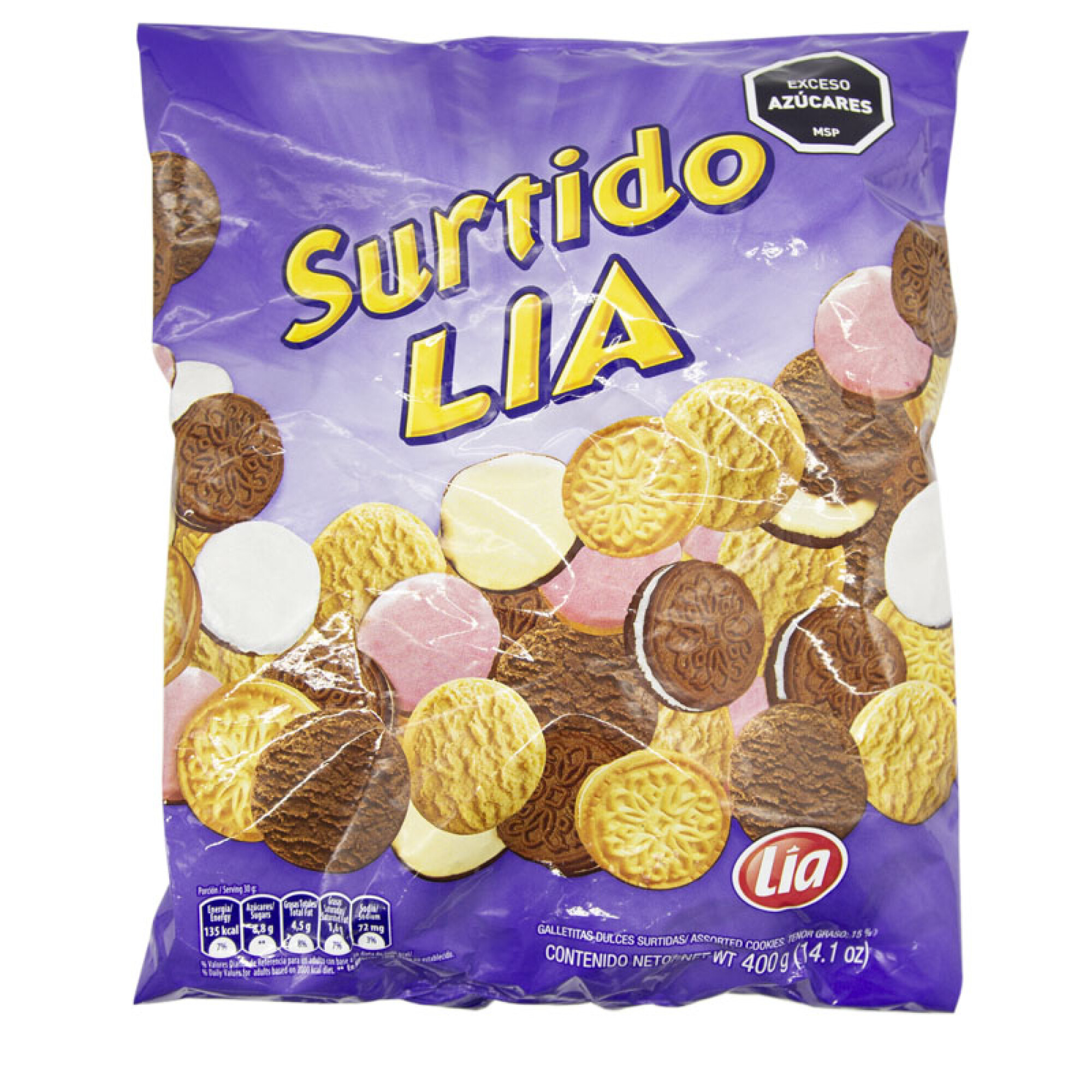Galletitas surtidas LIA 400 gr — Suchina