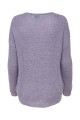Pullover Megan Con Cuello En V Lavender Gray