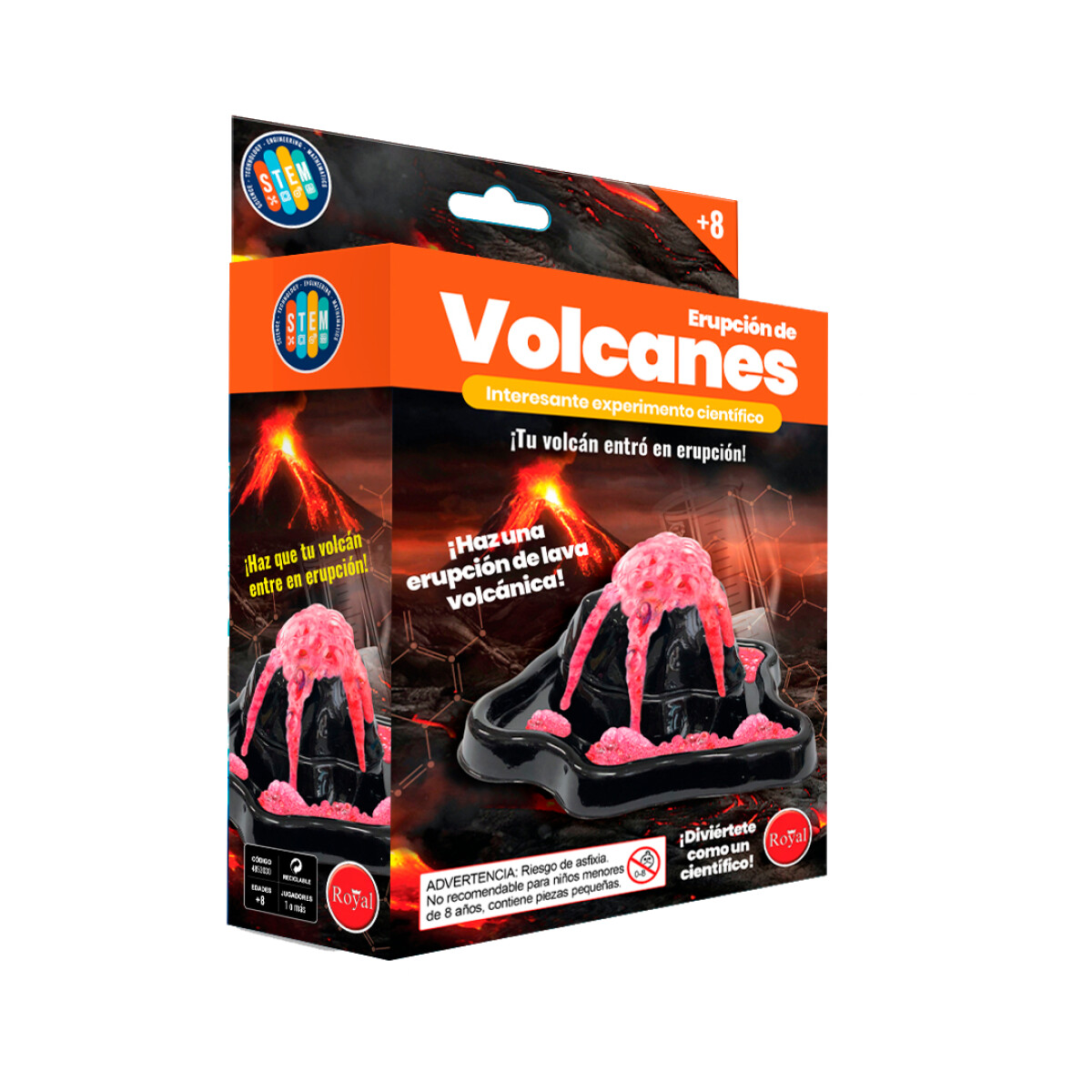 Juego de Ciencia Pocket Volcanes Royal - 001 