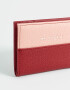 Billetera Billetera Colorblock - Rojo Burdeaux