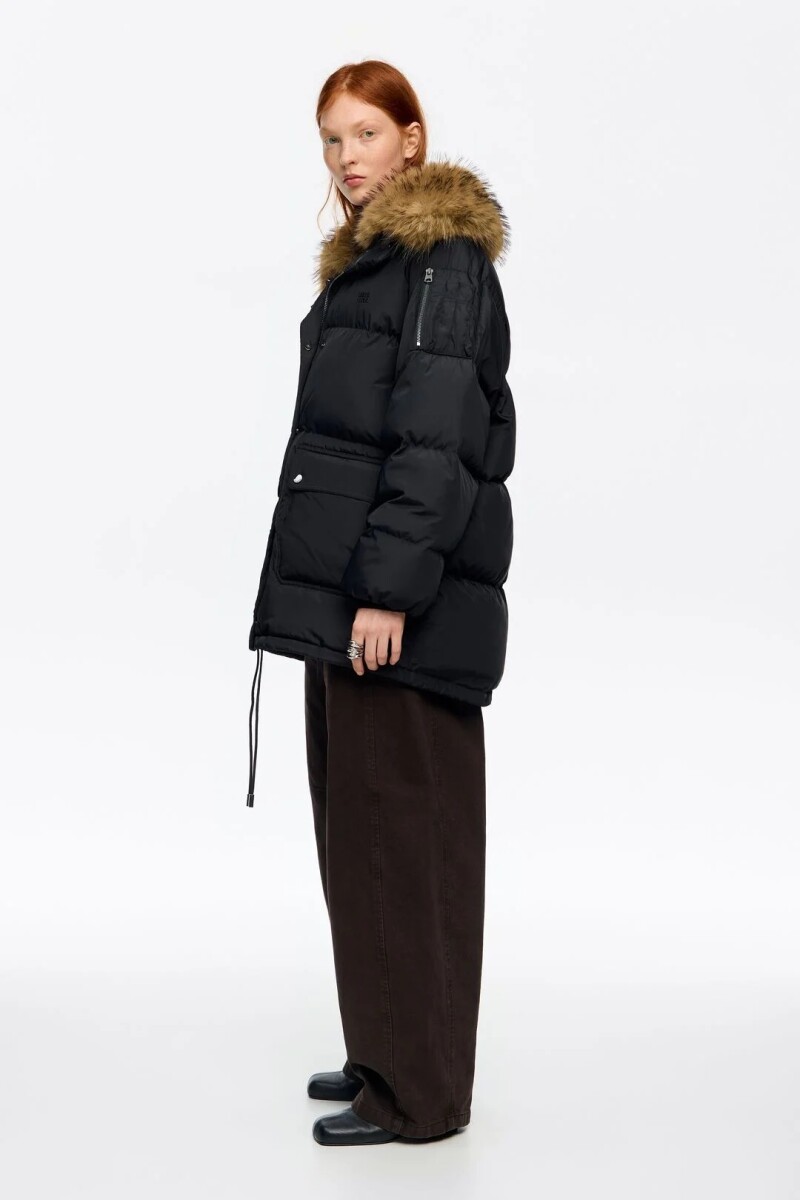 ABRIGO ACOLCHADO Negro