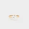 Anillos Chicos Anillo Con Corazón De Perla - Dorado