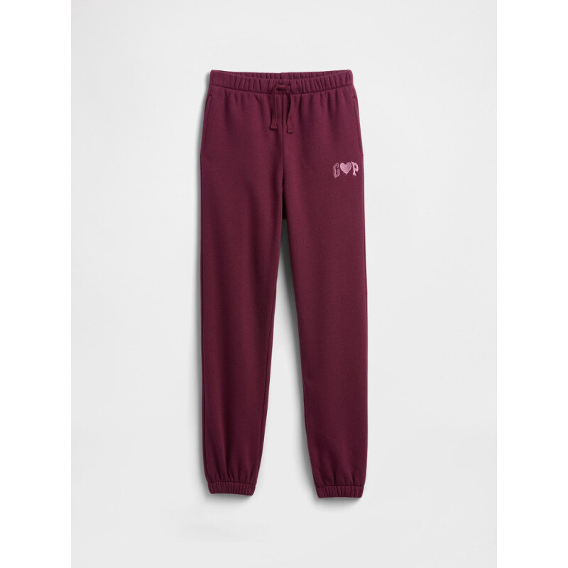 V-HO HERITAGE JOGGER BURGUNDY LUREX