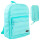 Mochila Urbana Expert + Cartuchera Set Puffer Celeste
