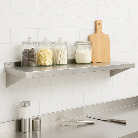 Estante Repisa Mural 140 cm Acero Inoxidable Estante Repisa Mural 140 cm Acero Inoxidable