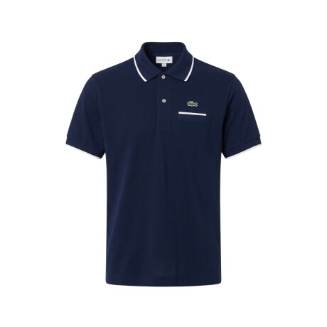 Remera Lacoste L12.12 - White Blue