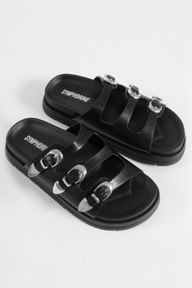 Sandalia lunara negro