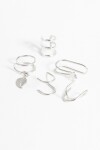 Set earcuff plateado