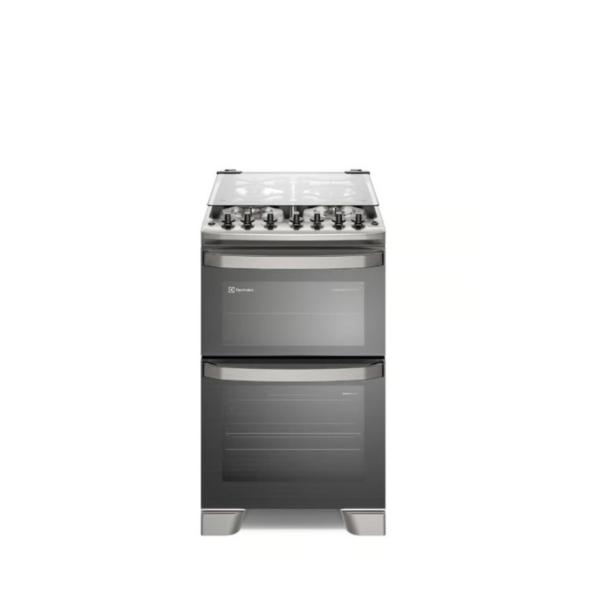 COCINA ELECTROLUX 4 HORNALLAS 2 HORNOS 1GAS +1 ELECTRICO. INOX 