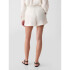 CRINKLE GAUZE PULL ON SHORT NEW OFF WHITE