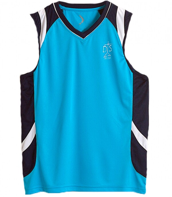 T-shirt Basketball Colegio La Mennais Celeste