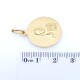 Medalla oro 18k escapulario 20mm Medalla oro 18k escapulario 20mm