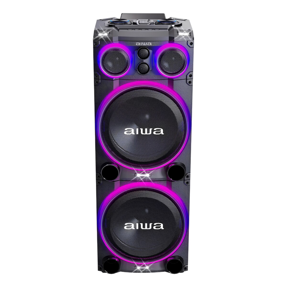 Parlante Torre De Audio Aiwa Bluetooth 4000w Pmpo Modelo Awpoc15 