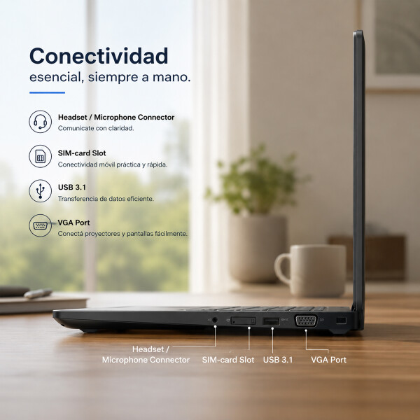 Notebook Dell Latitude 5590 I5/ 16 Gb Ram/ 500 Gb Ssd NOTEBOOK RFPL DELL 5590 I5/16/500/15"