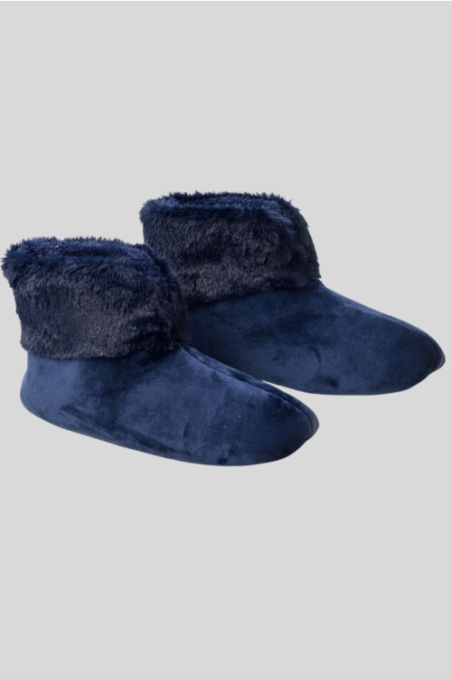 BOTA VELOUR AZUL MARINO-NAVY
