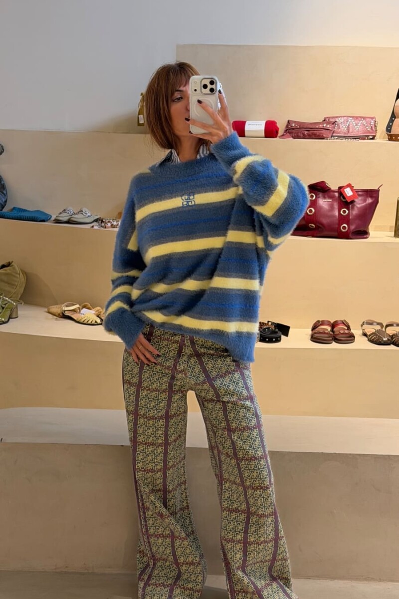 Pantalon Blaze Amarillo y petroleo