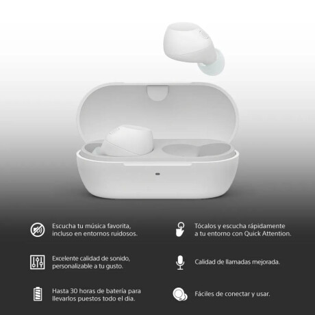 Auricular Sony TW WF-C710N Blanco