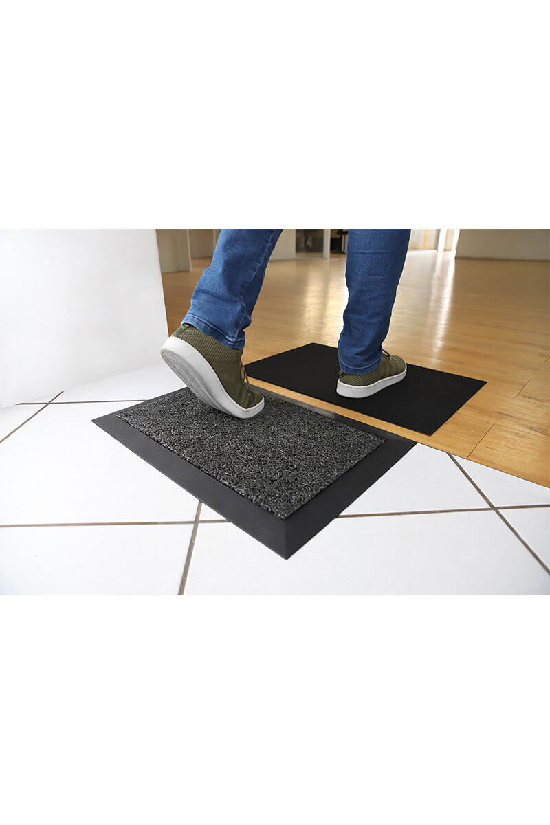 SANIMAT 70100 FELPUDO PEDILUVIO SANIMAT EN PVC 70X100CM 203 NEGRO