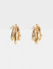 Aros Argollas Metal Argollas De Metal - Dorado