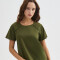 Remera Lugoj Verde Oliva Oscuro