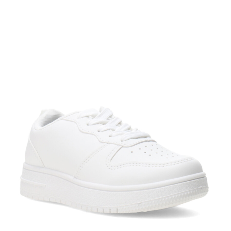 Championes de Niña Push Velcro Blanco