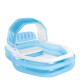 INTEX PISCINA FAMILIAR INFLABLE C/TOLDO & RESPALDO 550 LITROS Intex Piscina Familiar Inflable C/toldo & Respaldo 550 Litros