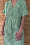Ofelia Block Print Verde y Blanco